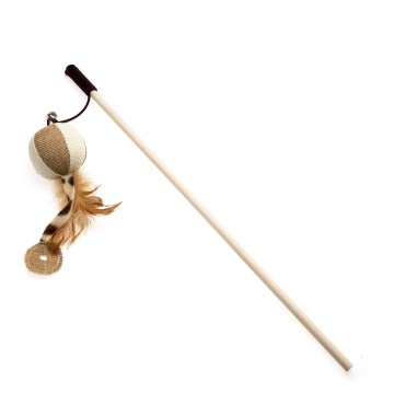 COMFY zabawka gaia wĘdka z piŁkĄ i dzwoneczkiem 40 cm