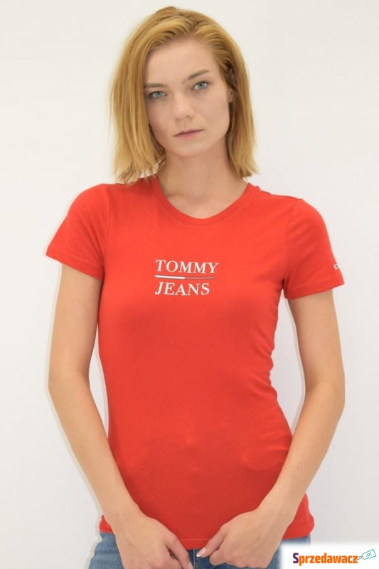 
T-shirt damski Tommy Jeans Czerwony
 - Bluzki, koszule - Bytom
