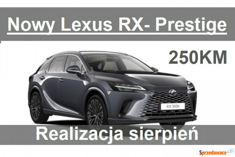 Lexus RX  SUV 2023,  2.5 hybryda - Na sprzedaż za 323 000 zł - Szczecinek
