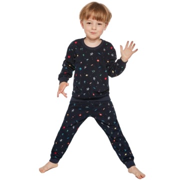 Piżama chłopięca Cornette Kids Boy 761/143 Cosmos 86-128
