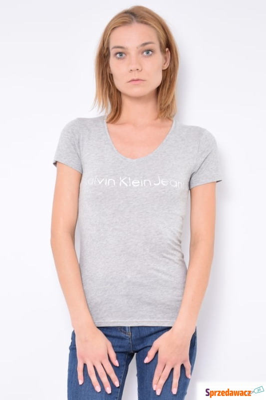 
T-shirt damski Calvin Klein ZW0ZW01340 Szary
 - Bluzki, koszule - Gorzów Wielkopolski