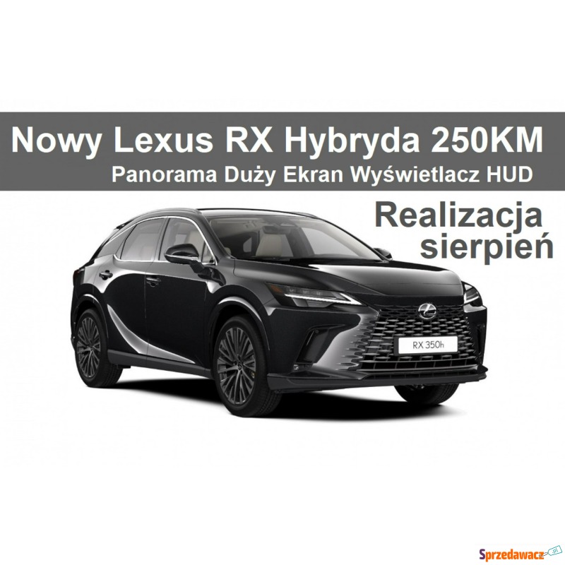 Lexus RX  SUV 2023,  2.5 hybryda - Na sprzedaż za 339 000 zł - Szczecinek