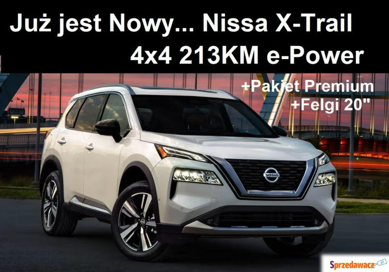Nissan X-Trail  SUV 2023,  1.5 hybryda - Na sprzedaż za 236 200 zł - Szczecinek