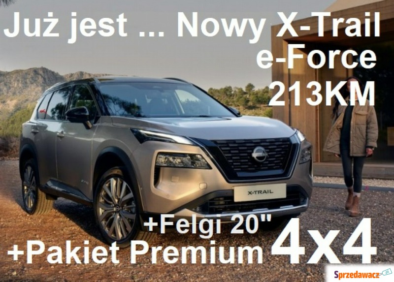 Nissan X-Trail  SUV 2023,  1.5 hybryda - Na sprzedaż za 236 000 zł - Szczecinek