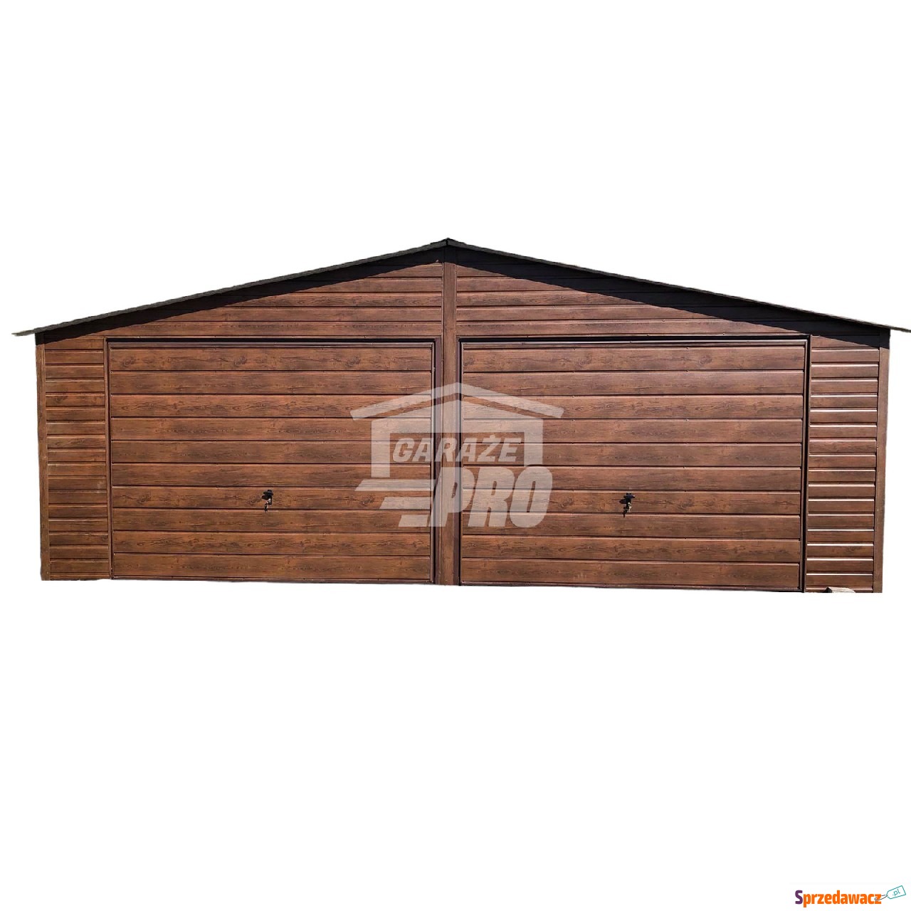 Garaż blaszany 7x6 2x Brama +...