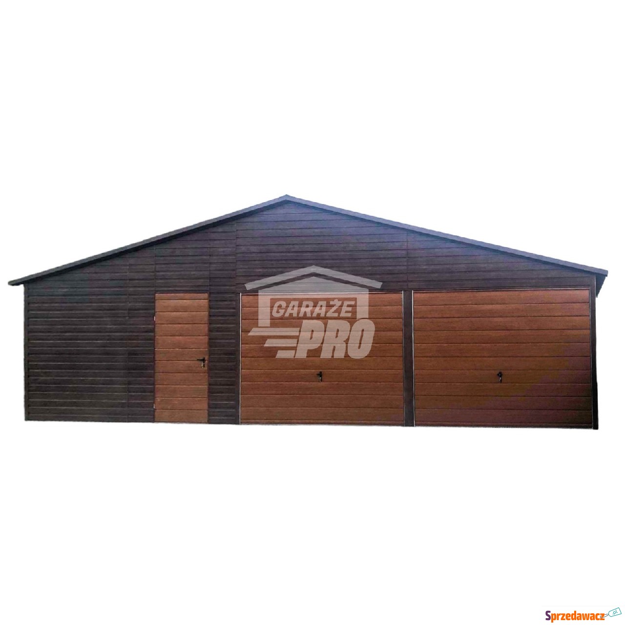 Garaż blaszany 10x5 2x Brama +...