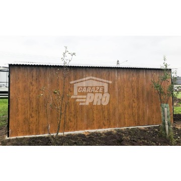 Garaż blaszany 6x6 2x Brama dwuskrzydłowa dr... - Garaże i wiaty - Leszno - zdjęcie 3