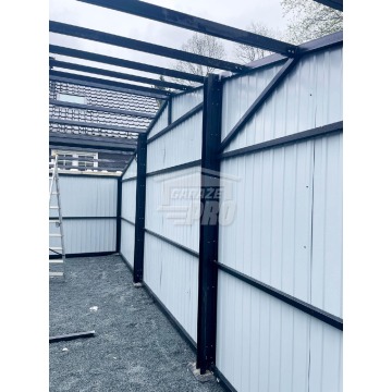 Garaż blaszany 9x5 3x Brama dwuskrzydłowa  R... - Garaże i wiaty - Żnin - zdjęcie 12
