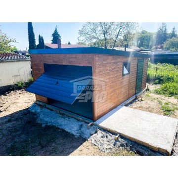 Garaż blaszany 4x6 Płyta warstwowa Brama  +... - Garaże i wiaty - Koszalin - zdjęcie 10