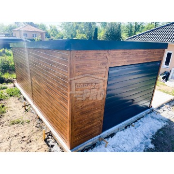 Garaż blaszany 4x6 Płyta warstwowa Brama  +... - Garaże i wiaty - Koszalin - zdjęcie 8