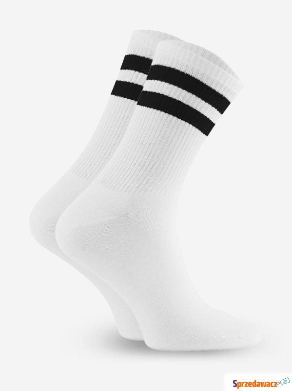 Skarpetki Białe Urban Socks Double Stripe - Skarpety, kalesony - Włocławek
