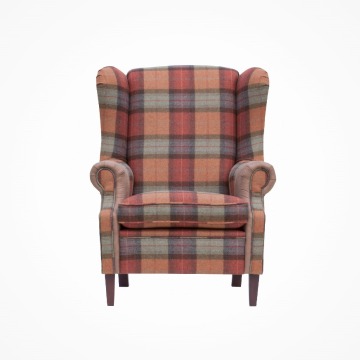Komfortowy Fotel Tapicerowany Typu Uszak Bristol - Różne Kolory Tkanin