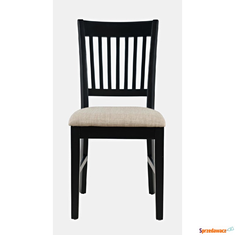 Krzesło Classic Czerń, Beż 46x53.5x94cm - Krzesła kuchenne - Kędzierzyn-Koźle
