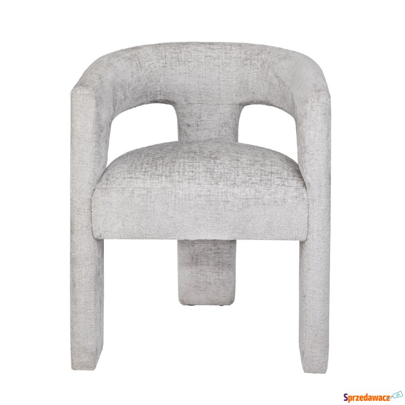 Krzesło Tapicerowane Malmo Srebrnaszare 58.5x56x75cm - Krzesła kuchenne - Suwałki