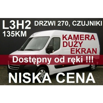 Renault Master - L3H2 135KM Czujniki  Niska Cena Dostępny od ręki !  Duży Ekran 1963zł