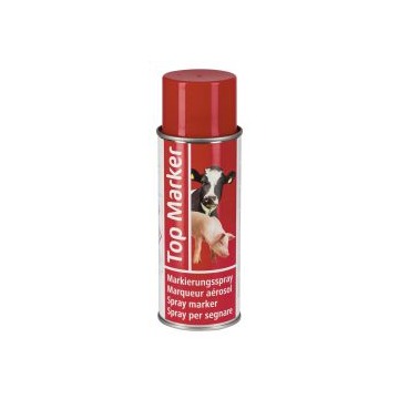 Spray do Znakowania Zwierząt, TopMarker 500 ml, czerwony