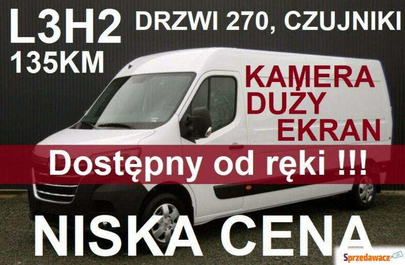 Renault Master 2023,  2.3 diesel - Na sprzedaż za 164 697 zł - Szczecinek