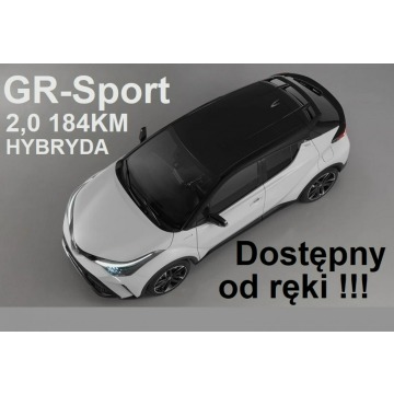 Toyota C-HR - Hybryda 2,0 184KM GR Sport Niska Cena Dostępny od ręki Martwe Pole