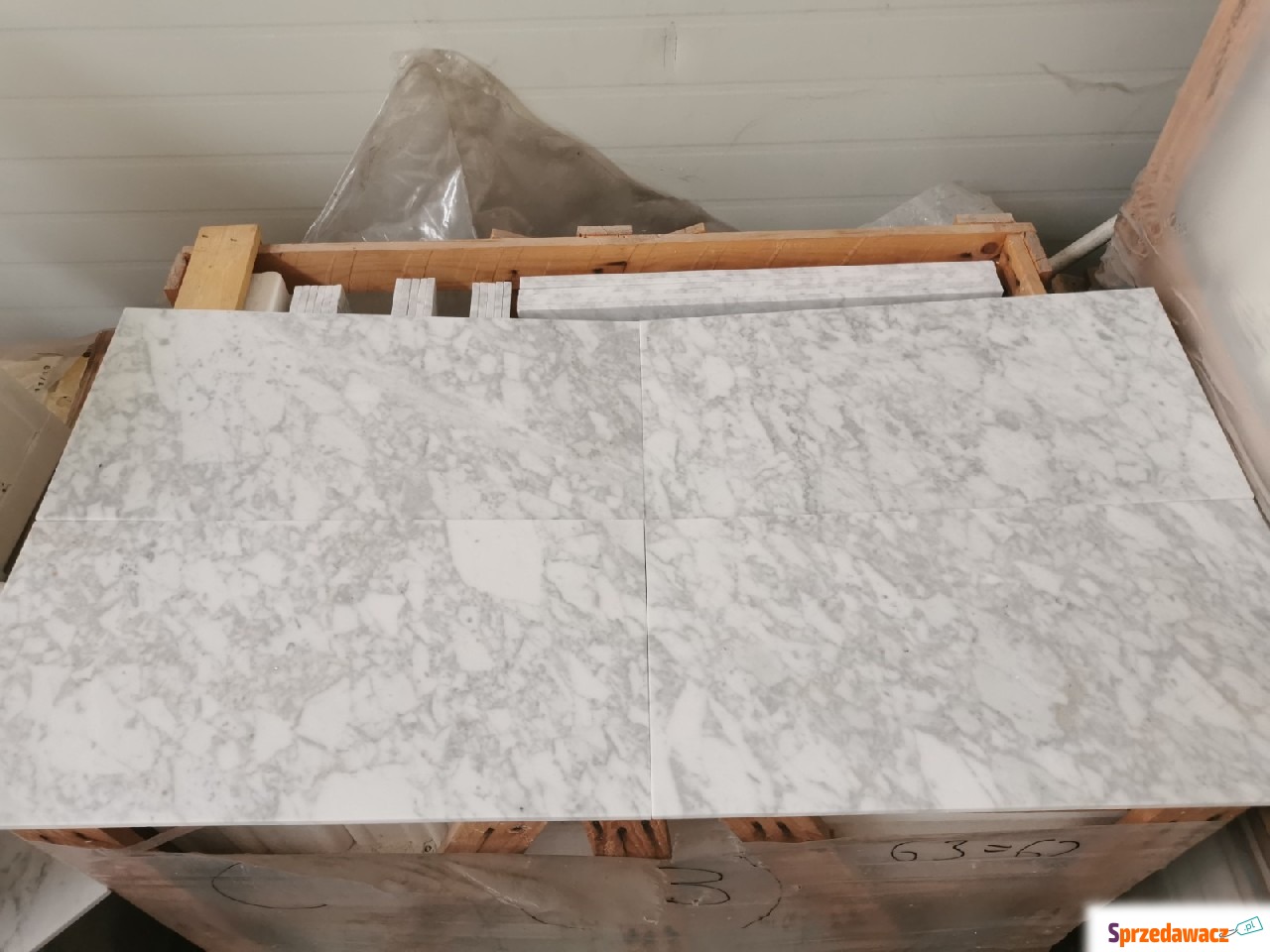 Płytki Marmurowe Carrara Bianco...