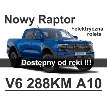 Ford Ranger Raptor - Nowy Raptor V6 288KM Elektryczna Roleta Niska cena Od ręki !  4446zł
