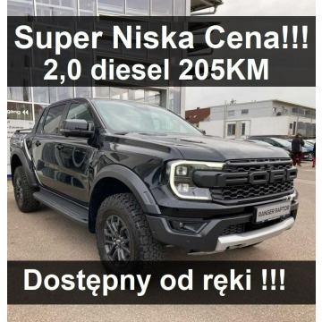 Ford Ranger Raptor - Nowy Raptor 2,0 diesel 205KM Elektryczna Roleta Niska cena 3759zł