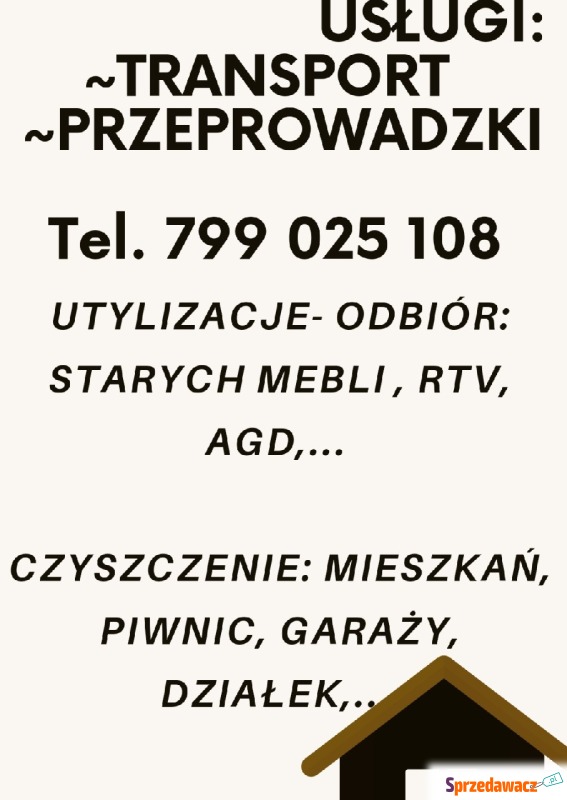 TRANSPORT 24/7 Przeprowadzki,.. - Pozostałe usługi dostawcze - Biała Podlaska