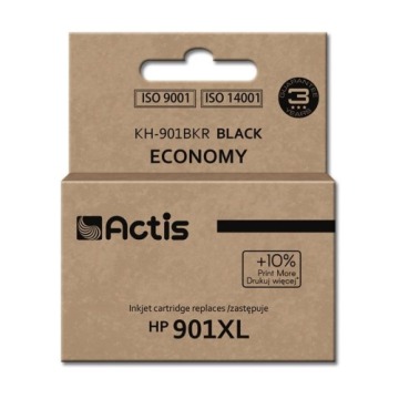 Tusz ACTIS KH-901BKR (zamiennik HP 901XL CC654AE; Standard; 20 ml; czarny)