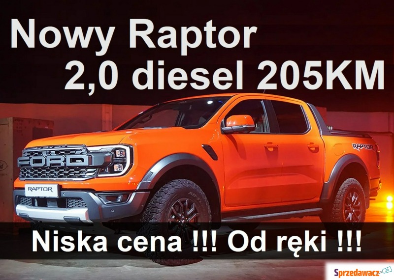 Ford Ranger  SUV 2023,  2.0 diesel - Na sprzedaż za 300 000 zł - Szczecinek