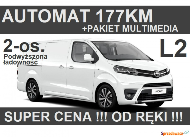 Toyota ProAce 2023,  2.0 diesel - Na sprzedaż za 159 870 zł - Szczecinek