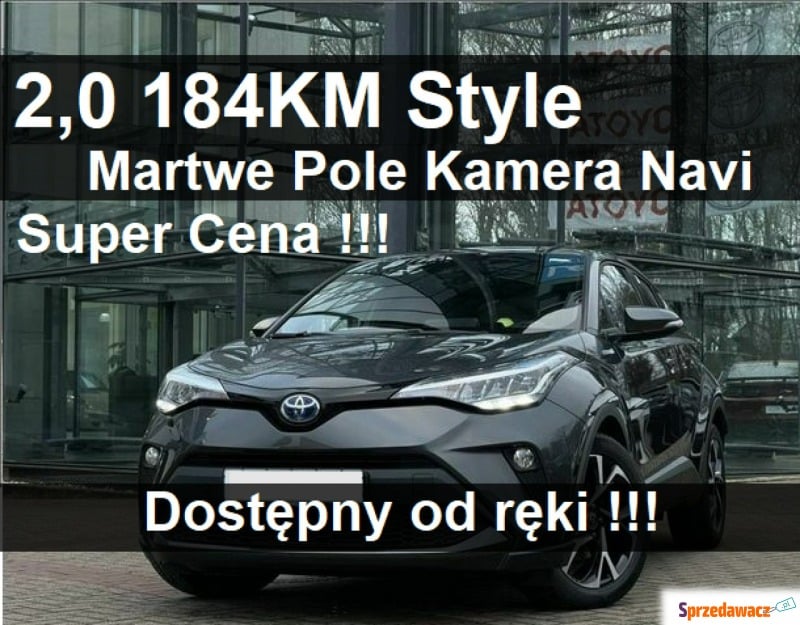 Toyota C-HR  SUV 2023,  2.0 hybryda - Na sprzedaż za 141 000 zł - Szczecinek