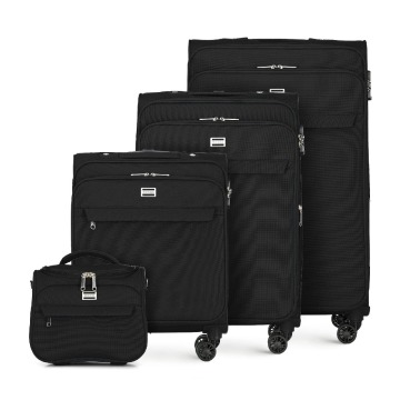 Wittchen - Komplet jednokolorowych walizek miękkich