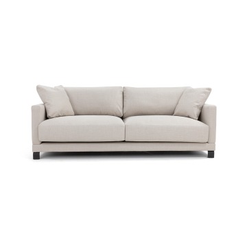 Trzyosobowa Sofa Harvey na Metalowych Nogach 203x103x85cm - Opcje Wyboru Tkaniny