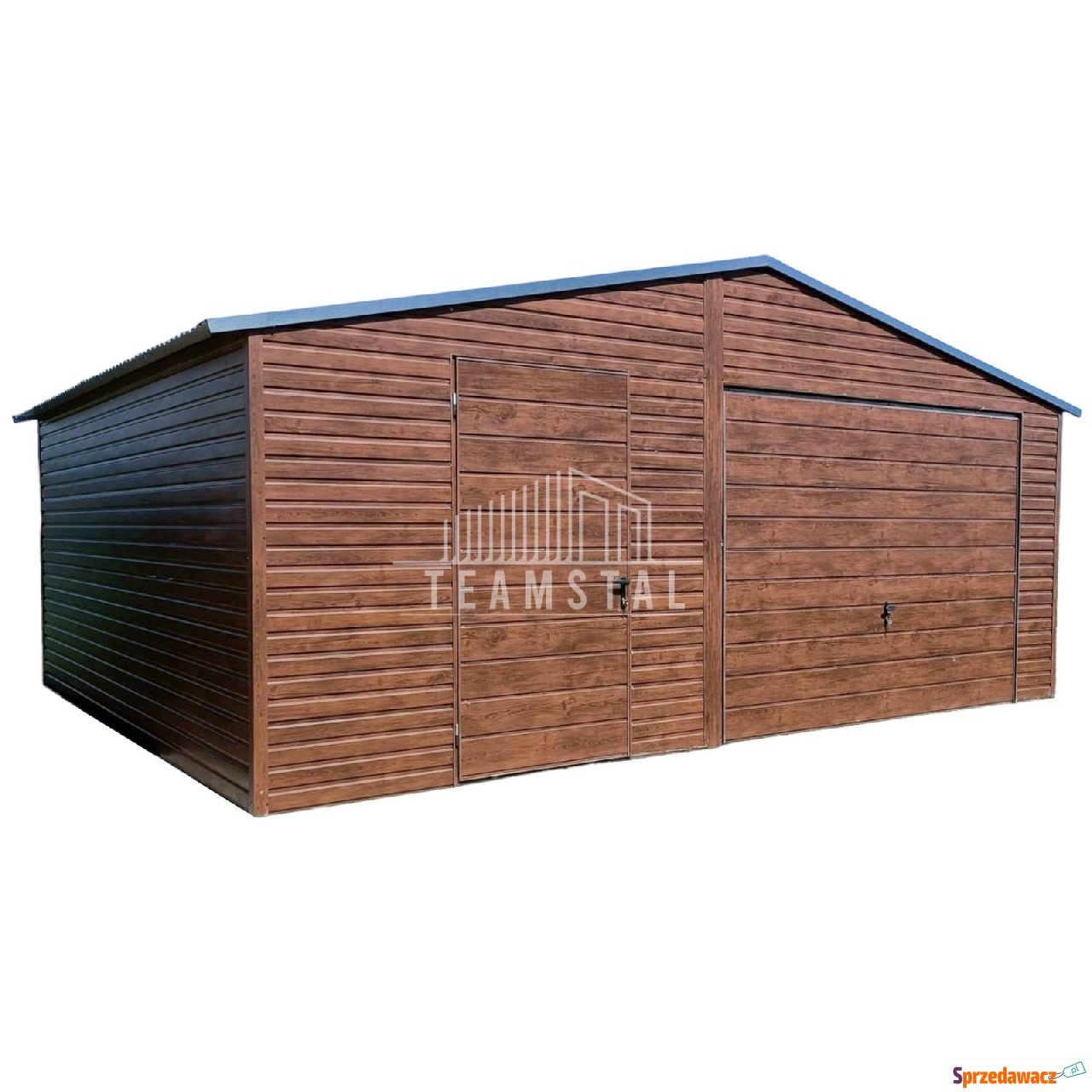 Garaż Blaszany 6m x 5m poziom -...