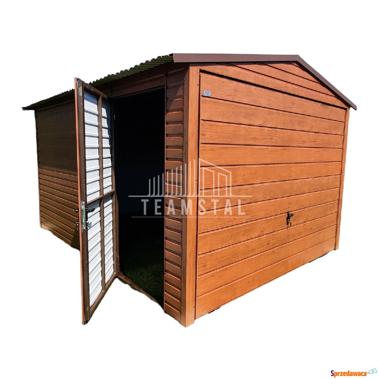Garaż Blaszany 3m x 4m poziom -...