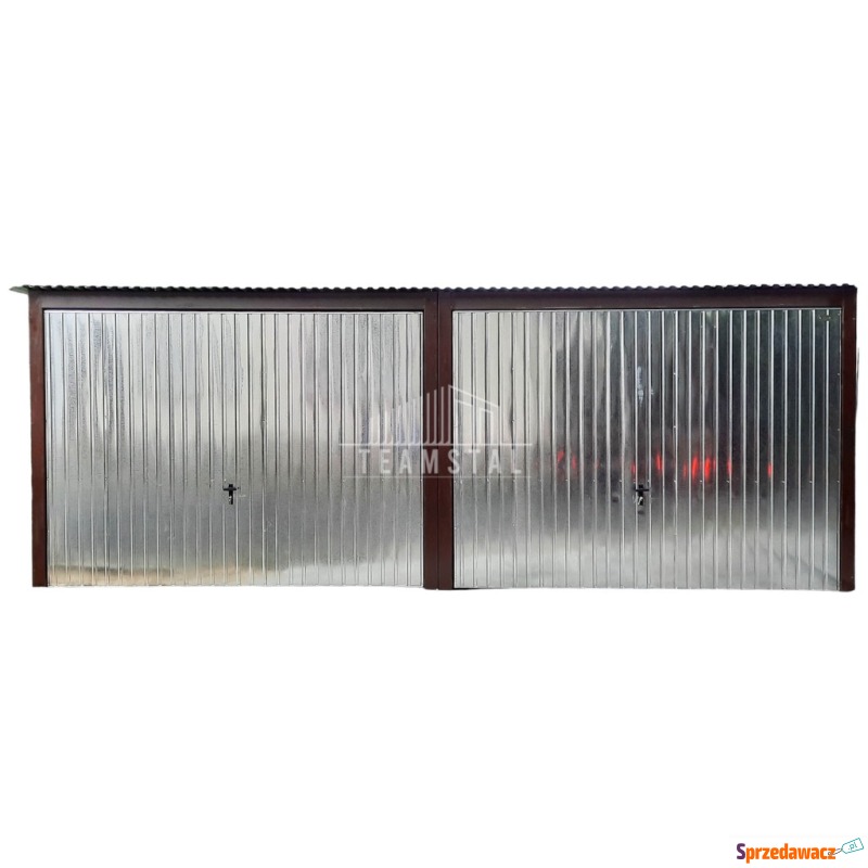 Garaż Blaszany 6m x 6m pion - spad...