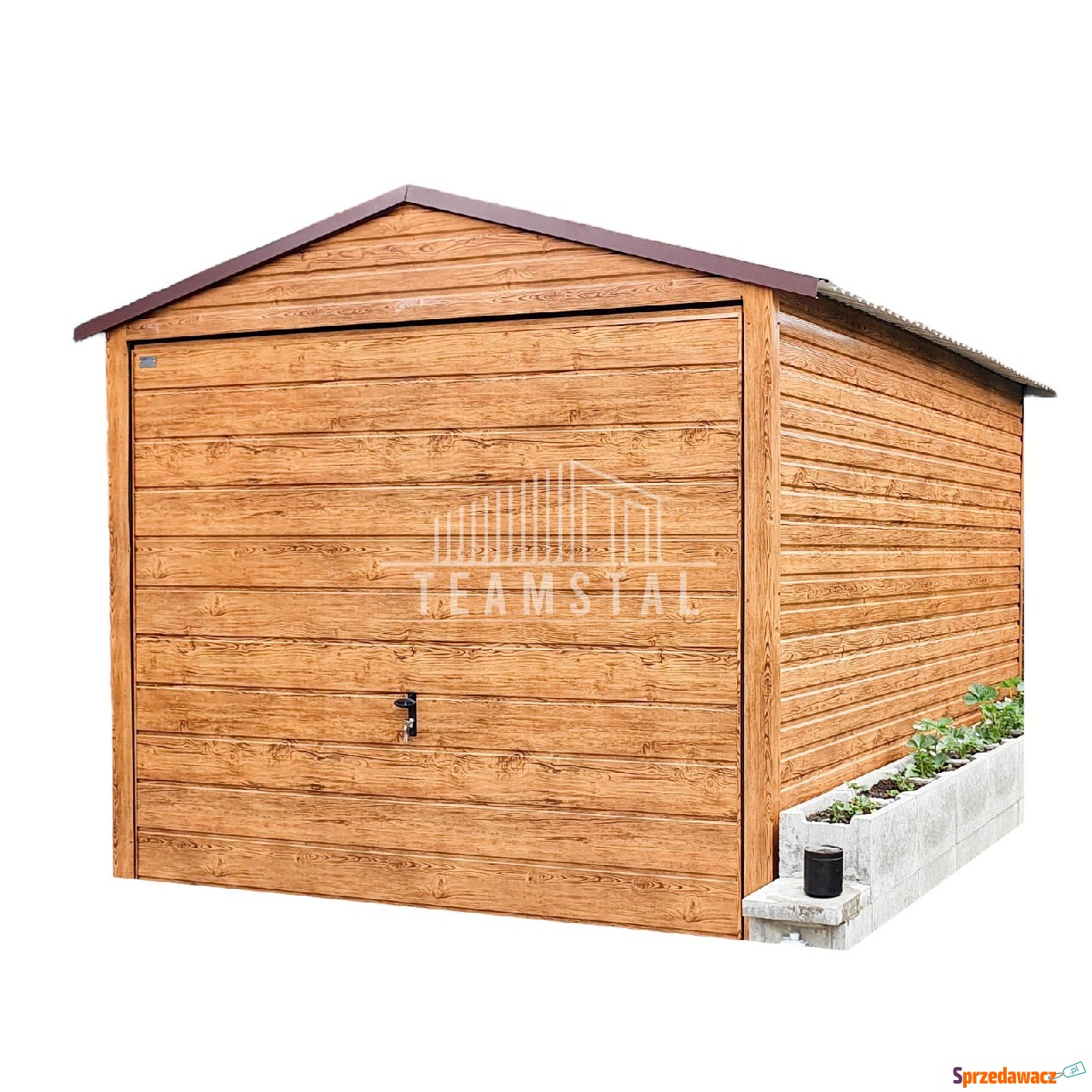 Garaż Blaszany 3m x 6m poziom -...