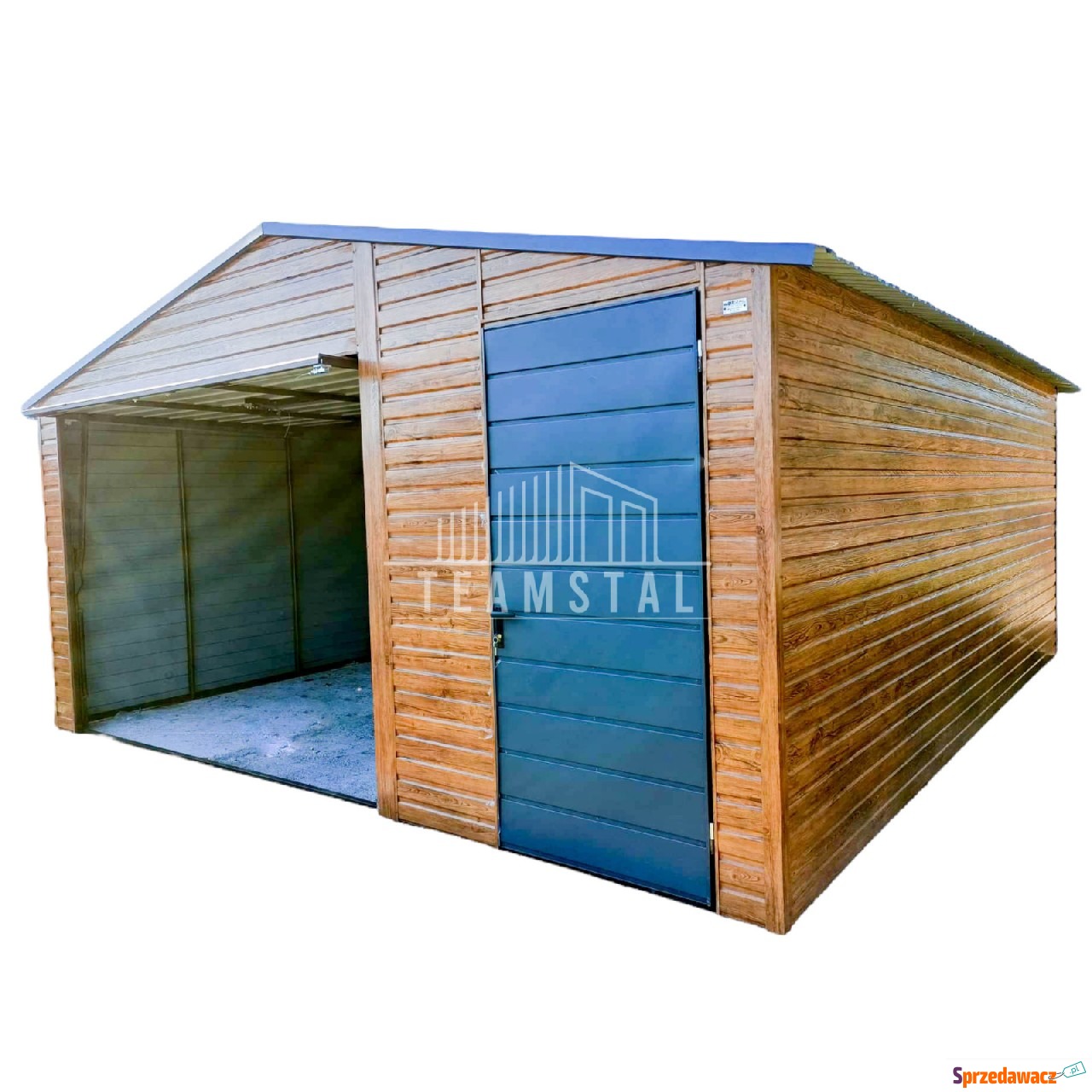 Garaż Blaszany 5m x 5m poziom -...