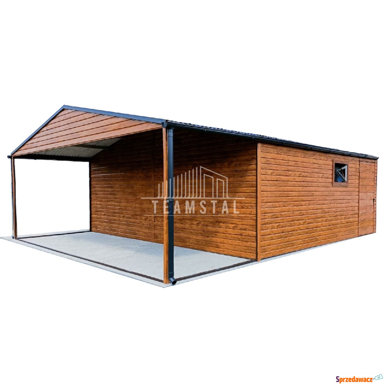 Garaż Blaszany 6m x 5m poziom -...