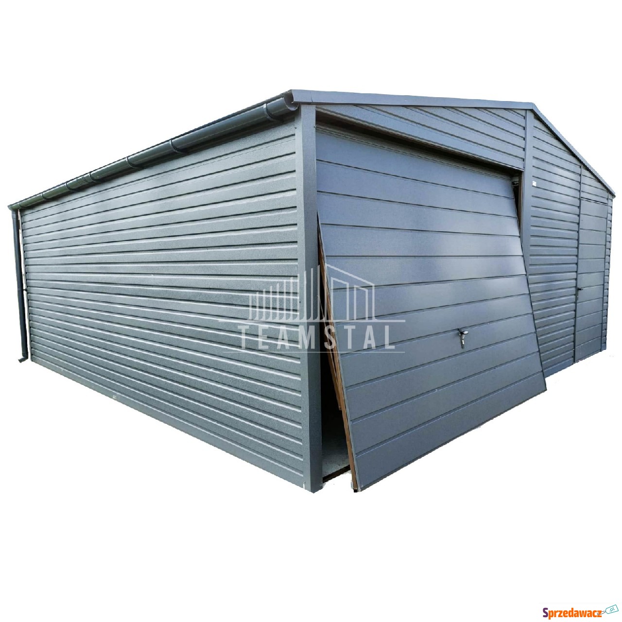 Garaż Blaszany 6m x 6m poziom...