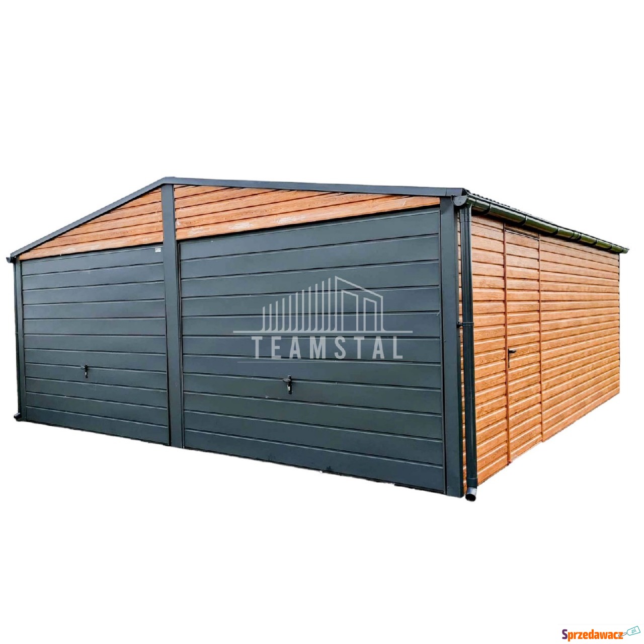 Garaż Blaszany 6m x 6m poziom -...
