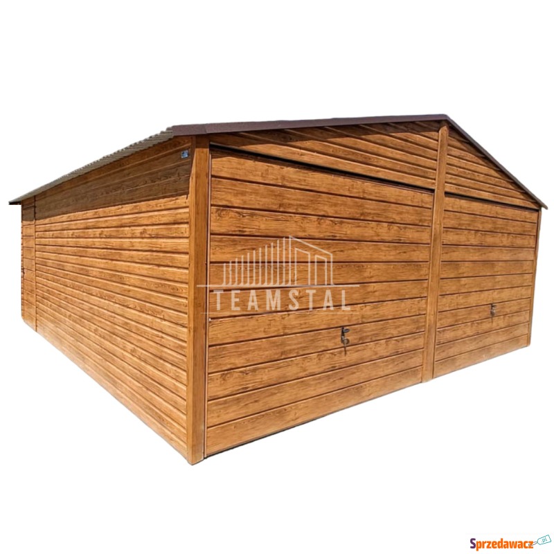 Garaż Blaszany 6m x 6m poziom -...