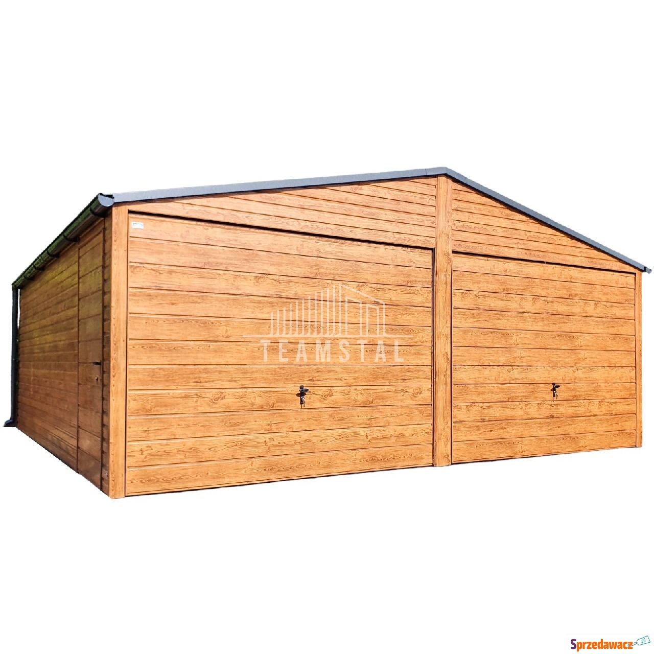 Garaż Blaszany 6m x 7m poziom -...