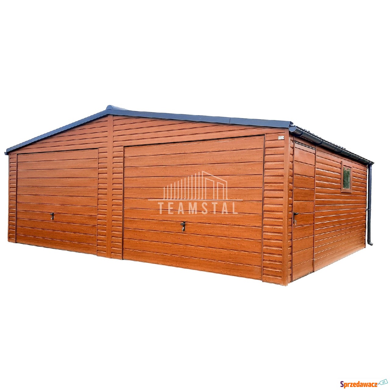 Garaż Blaszany 7m x 6m poziom -...