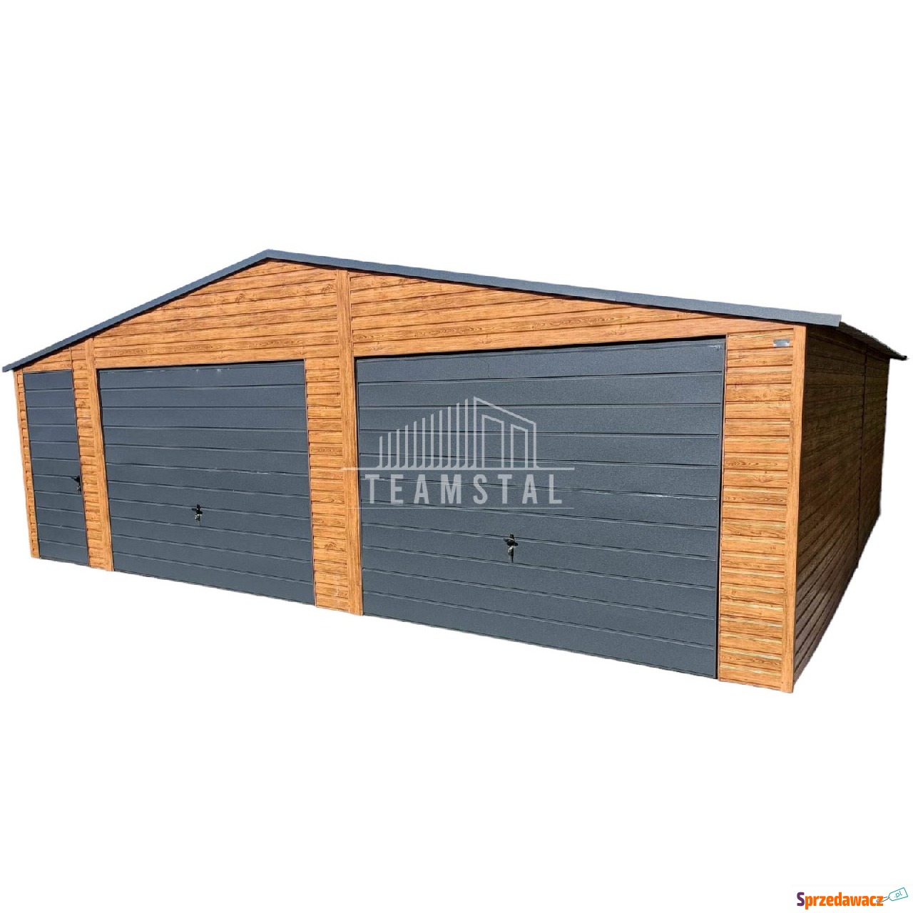 Garaż Blaszany 8m x 7m dwuspad...