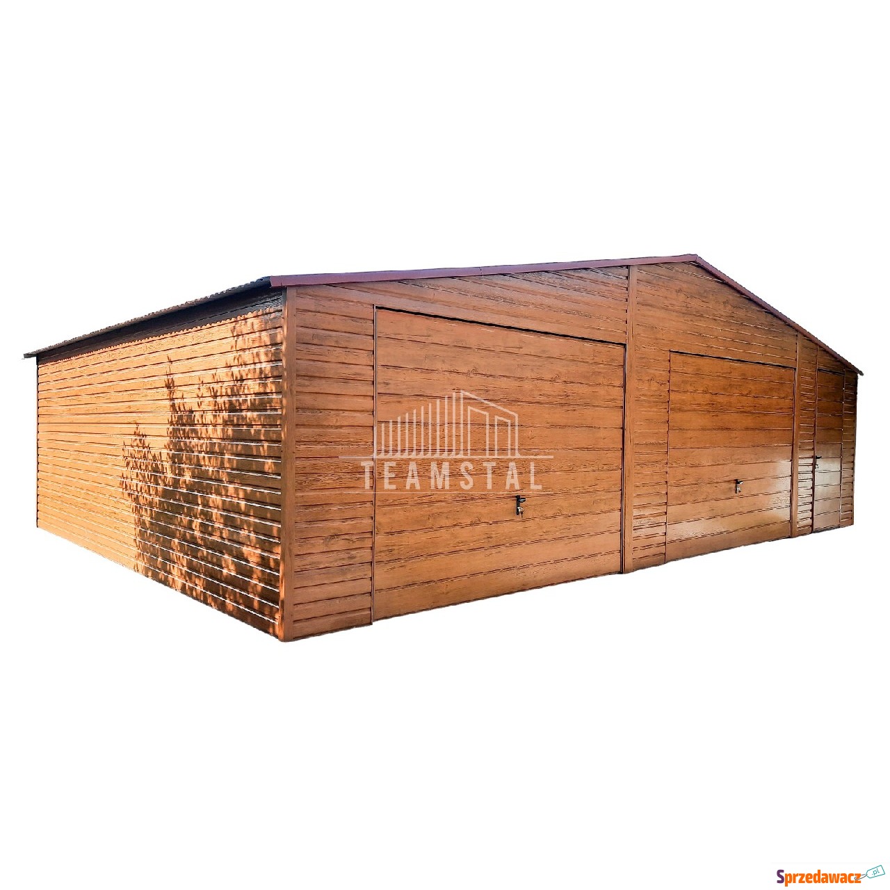 Garaż Blaszany 9m x 6m poziom -...