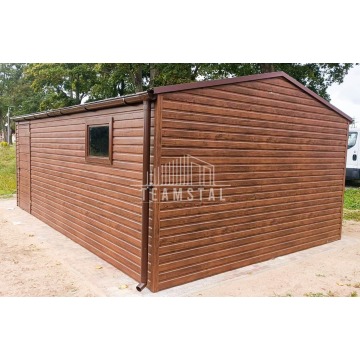 Garaż Blaszany 4m x 6m -  Drewnopodobny Brama... - Garaże i wiaty - Toruń - zdjęcie 2