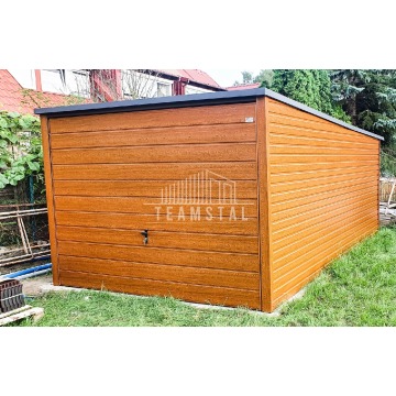 Garaż Blaszany 3m x 5m poziom - spad tył  Brama... - Garaże i wiaty - Malbork - zdjęcie 4