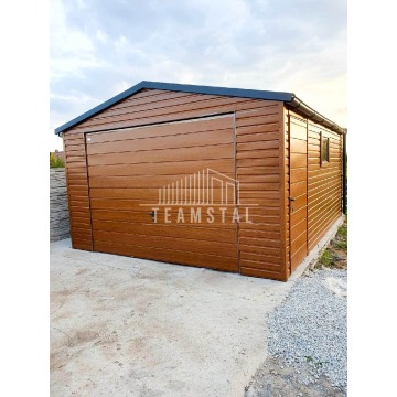 GARAŻ BLASZANY 4m x 5m - dwuspad blachodacho... - Garaże i wiaty - Września - zdjęcie 4