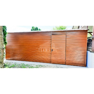 Garaż Blaszany 3,5m x 6m dwuspad - Brama uchylna... - Garaże i wiaty - Rybnik - zdjęcie 9