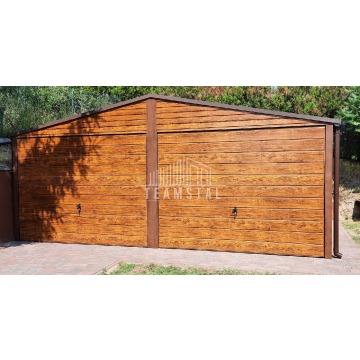 Garaż Blaszany 6m x 5,8m poziom - dwuspad 2x... - Garaże i wiaty - Iława - zdjęcie 5